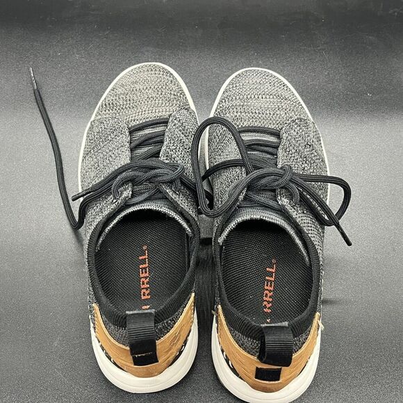 Merrel Gridway Sneaker Women’s 7 Black Gray Brown Vibram Sole Hiking Walking - Picture 6 of 8